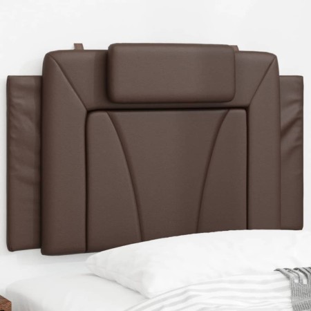 vidaXL Kopfteil-Kissen Braun 80 cm Kunstleder