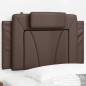 vidaXL Kopfteil-Kissen Braun 80 cm Kunstleder vidaXL Kopfteil-Kissen Braun 80 cm Kunstleder