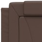 vidaXL Kopfteil-Kissen Braun 80 cm Kunstleder vidaXL Kopfteil-Kissen Braun 80 cm Kunstleder