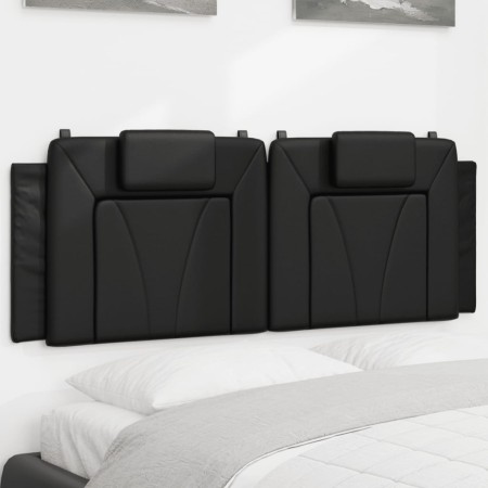 vidaXL Kopfteil-Kissen Schwarz 120 cm Kunstleder