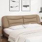 vidaXL Kopfteil-Kissen Cappuccino-Braun 200 cm Kunstleder