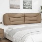 vidaXL Kopfteil-Kissen Cappuccino-Braun 200 cm Kunstleder