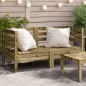 vidaXL Garten-Ecksofas 2 Stk. Kiefernholz Imprägniert vidaXL Garten-Ecksofas 2 Stk. Kiefernholz Imprägniert