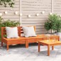 vidaXL Gartensofa 3-Sitzer Wachsbraun Massivholz Kiefer vidaXL Gartensofa 3-Sitzer Wachsbraun Massivholz Kiefer