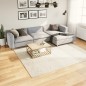 vidaXL Teppich Shaggy Hochflor Modern Creme 240x240 cm vidaXL Teppich Shaggy Hochflor Modern Creme 240x240 cm