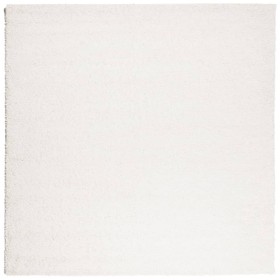 vidaXL Teppich Shaggy Hochflor Modern Creme 240x240 cm