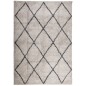 vidaXL Teppich Shaggy Hochflor Modern Beige und Anthrazit 160x230 cm vidaXL Teppich Shaggy Hochflor Modern Beige und Anthrazit 160x230 cm