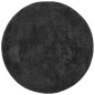 vidaXL Teppich Shaggy Hochflor Modern Anthrazit Ø 80 cm vidaXL Teppich Shaggy Hochflor Modern Anthrazit Ø 80 cm