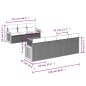 vidaXL 8-tlg. Garten-Sofagarnitur mit Kissen Schwarz Poly Rattan vidaXL 8-tlg. Garten-Sofagarnitur mit Kissen Schwarz Poly Rattan