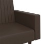 vidaXL Schlafsofa 2-Sitzer Braun Kunstleder vidaXL Schlafsofa 2-Sitzer Braun Kunstleder