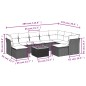 vidaXL 10-tlg. Garten-Sofagarnitur mit Kissen Schwarz Poly Rattan vidaXL 10-tlg. Garten-Sofagarnitur mit Kissen Schwarz Poly Rattan