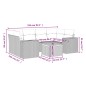 vidaXL 7-tlg. Garten-Sofagarnitur mit Kissen Beige Poly Rattan vidaXL 7-tlg. Garten-Sofagarnitur mit Kissen Beige Poly Rattan