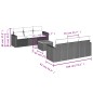 vidaXL 7-tlg. Garten-Sofagarnitur mit Kissen Beige Poly Rattan vidaXL 7-tlg. Garten-Sofagarnitur mit Kissen Beige Poly Rattan