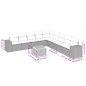 vidaXL 10-tlg. Garten-Sofagarnitur mit Kissen Beige Poly Rattan vidaXL 10-tlg. Garten-Sofagarnitur mit Kissen Beige Poly Rattan