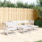 vidaXL 5-tlg. Garten-Lounge-Set Weiß Massivholz Kiefer vidaXL 5-tlg. Garten-Lounge-Set Weiß Massivholz Kiefer