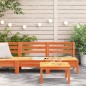 vidaXL Gartensofas ohne Armlehnen 2 Stk. Wachsbraun Massivholz Kiefer vidaXL Gartensofas ohne Armlehnen 2 Stk. Wachsbraun Massivholz Kiefer