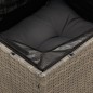 vidaXL 6-tlg. Garten-Sofagarnitur mit Kissen Grau Poly Rattan vidaXL 6-tlg. Garten-Sofagarnitur mit Kissen Grau Poly Rattan