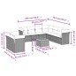 vidaXL 11-tlg. Garten-Sofagarnitur mit Kissen Beige Poly Rattan vidaXL 11-tlg. Garten-Sofagarnitur mit Kissen Beige Poly Rattan