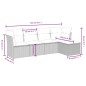 vidaXL 5-tlg. Garten-Sofagarnitur mit Kissen Beige Poly Rattan vidaXL 5-tlg. Garten-Sofagarnitur mit Kissen Beige Poly Rattan