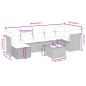vidaXL 8-tlg. Garten-Sofagarnitur mit Kissen Beige Poly Rattan vidaXL 8-tlg. Garten-Sofagarnitur mit Kissen Beige Poly Rattan