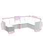 vidaXL 8-tlg. Garten-Sofagarnitur mit Kissen Schwarz Poly Rattan vidaXL 8-tlg. Garten-Sofagarnitur mit Kissen Schwarz Poly Rattan