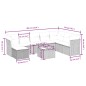 vidaXL 9-tlg. Garten-Sofagarnitur mit Kissen Beige Poly Rattan vidaXL 9-tlg. Garten-Sofagarnitur mit Kissen Beige Poly Rattan