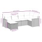 vidaXL 6-tlg. Garten-Sofagarnitur mit Kissen Beige Poly Rattan vidaXL 6-tlg. Garten-Sofagarnitur mit Kissen Beige Poly Rattan