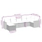 vidaXL 7-tlg. Garten-Sofagarnitur mit Kissen Schwarz Poly Rattan vidaXL 7-tlg. Garten-Sofagarnitur mit Kissen Schwarz Poly Rattan