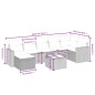 vidaXL 8-tlg. Garten-Sofagarnitur mit Kissen Beige Poly Rattan vidaXL 8-tlg. Garten-Sofagarnitur mit Kissen Beige Poly Rattan