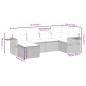 vidaXL 6-tlg. Garten-Sofagarnitur mit Kissen Beige Poly Rattan vidaXL 6-tlg. Garten-Sofagarnitur mit Kissen Beige Poly Rattan
