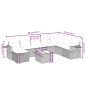 vidaXL 9-tlg. Garten-Sofagarnitur mit Kissen Schwarz Poly Rattan vidaXL 9-tlg. Garten-Sofagarnitur mit Kissen Schwarz Poly Rattan