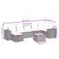 vidaXL 8-tlg. Garten-Sofagarnitur mit Kissen Schwarz Poly Rattan vidaXL 8-tlg. Garten-Sofagarnitur mit Kissen Schwarz Poly Rattan