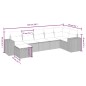 vidaXL 7-tlg. Garten-Sofagarnitur mit Kissen Beige Poly Rattan vidaXL 7-tlg. Garten-Sofagarnitur mit Kissen Beige Poly Rattan