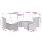 vidaXL 7-tlg. Garten-Sofagarnitur mit Kissen Beige Poly Rattan vidaXL 7-tlg. Garten-Sofagarnitur mit Kissen Beige Poly Rattan