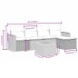 vidaXL 6-tlg. Garten-Sofagarnitur mit Kissen Schwarz Poly Rattan vidaXL 6-tlg. Garten-Sofagarnitur mit Kissen Schwarz Poly Rattan
