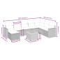vidaXL 9-tlg. Garten-Sofagarnitur mit Kissen Grau Poly Rattan vidaXL 9-tlg. Garten-Sofagarnitur mit Kissen Grau Poly Rattan