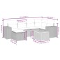 vidaXL 7-tlg. Garten-Sofagarnitur mit Kissen Beige Poly Rattan vidaXL 7-tlg. Garten-Sofagarnitur mit Kissen Beige Poly Rattan