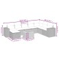 vidaXL 9-tlg. Garten-Sofagarnitur mit Kissen Schwarz Poly Rattan vidaXL 9-tlg. Garten-Sofagarnitur mit Kissen Schwarz Poly Rattan