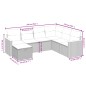 vidaXL 7-tlg. Garten-Sofagarnitur mit Kissen Beige Poly Rattan vidaXL 7-tlg. Garten-Sofagarnitur mit Kissen Beige Poly Rattan