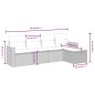 vidaXL 5-tlg. Garten-Sofagarnitur mit Kissen Beige Poly Rattan vidaXL 5-tlg. Garten-Sofagarnitur mit Kissen Beige Poly Rattan