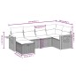 vidaXL 6-tlg. Garten-Sofagarnitur mit Kissen Beige Poly Rattan vidaXL 6-tlg. Garten-Sofagarnitur mit Kissen Beige Poly Rattan