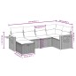 vidaXL 6-tlg. Garten-Sofagarnitur mit Kissen Schwarz Poly Rattan vidaXL 6-tlg. Garten-Sofagarnitur mit Kissen Schwarz Poly Rattan
