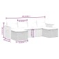vidaXL 6-tlg. Garten-Sofagarnitur mit Kissen Schwarz Poly Rattan vidaXL 6-tlg. Garten-Sofagarnitur mit Kissen Schwarz Poly Rattan