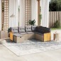 vidaXL 7-tlg. Garten-Sofagarnitur mit Kissen Beige Poly Rattan vidaXL 7-tlg. Garten-Sofagarnitur mit Kissen Beige Poly Rattan