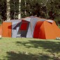 vidaXL Kuppel-Familienzelt 12 Personen Grau und Orange Wasserdicht vidaXL Kuppel-Familienzelt 12 Personen Grau und Orange Wasserdicht