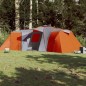 vidaXL Kuppel-Familienzelt 12 Personen Grau und Orange Wasserdicht vidaXL Kuppel-Familienzelt 12 Personen Grau und Orange Wasserdicht
