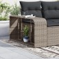 vidaXL Outdoor-Rgale 2 Stk. Grau Poly Rattan vidaXL Outdoor-Rgale 2 Stk. Grau Poly Rattan