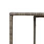 vidaXL Outdoor-Rgale 2 Stk. Grau Poly Rattan vidaXL Outdoor-Rgale 2 Stk. Grau Poly Rattan