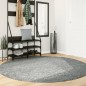 vidaXL Teppich Shaggy Hochflor Modern Grün Ø 200 cm vidaXL Teppich Shaggy Hochflor Modern Grün Ø 200 cm