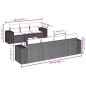 vidaXL 8-tlg. Garten-Sofagarnitur mit Kissen Schwarz Poly Rattan vidaXL 8-tlg. Garten-Sofagarnitur mit Kissen Schwarz Poly Rattan